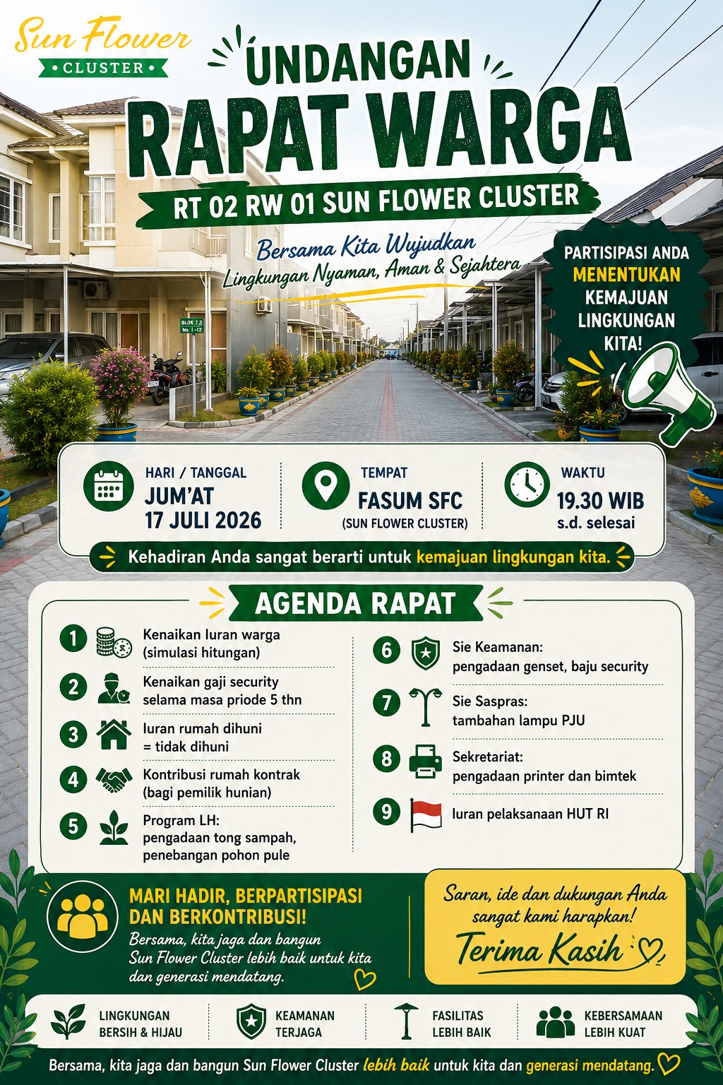 Undangan Rapat Warga